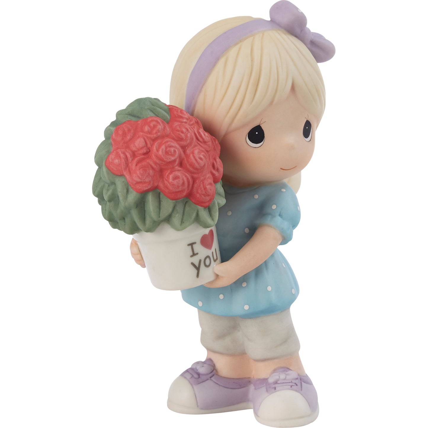 My Love For You Continues To Grow Blonde Girl Figurine