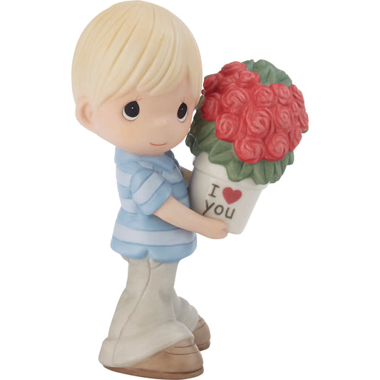 My Love For You Continues To Grow Blond Boy Figurine