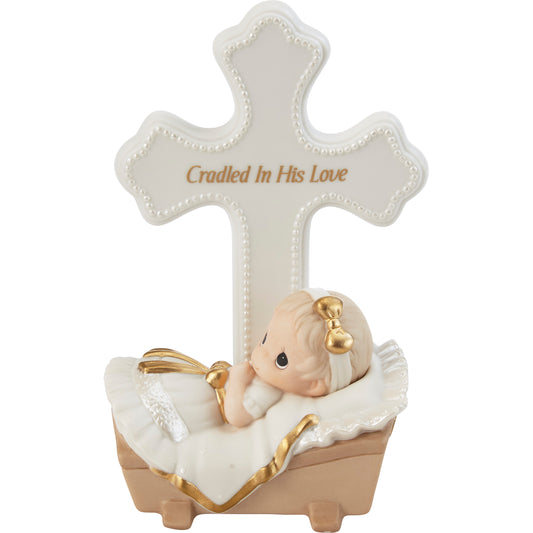 Cradled In His Love Girl Cross