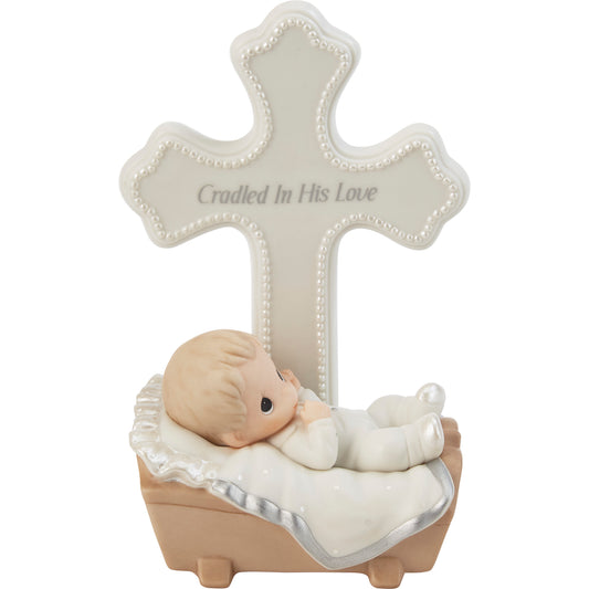 Cradled In His Love Boy Cross