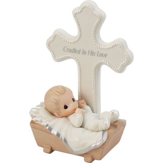 Cradled In His Love Boy Cross