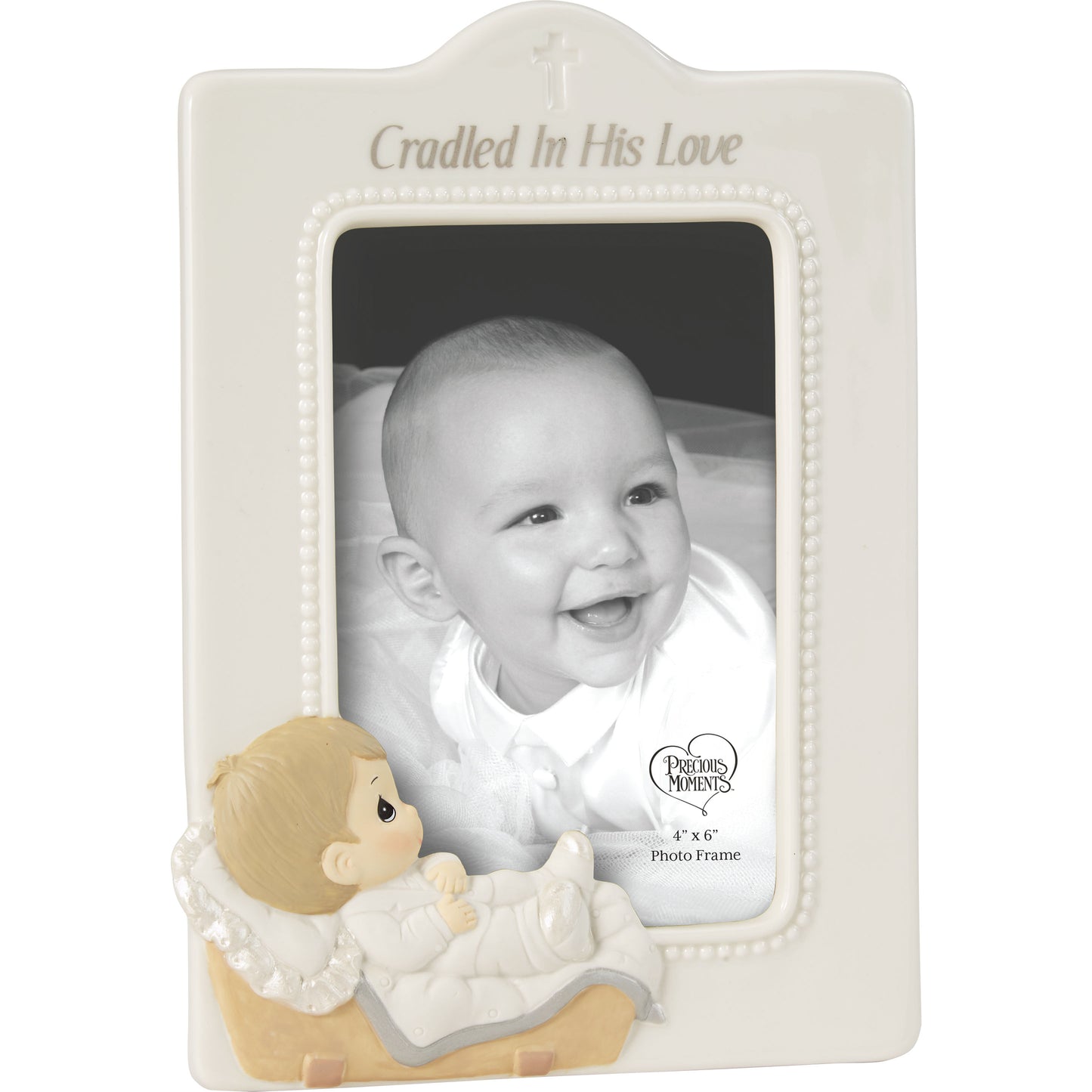 Cradled In His Love Boy Photo Frame