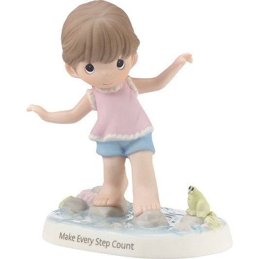 Make Every Step Count Brunette Figurine