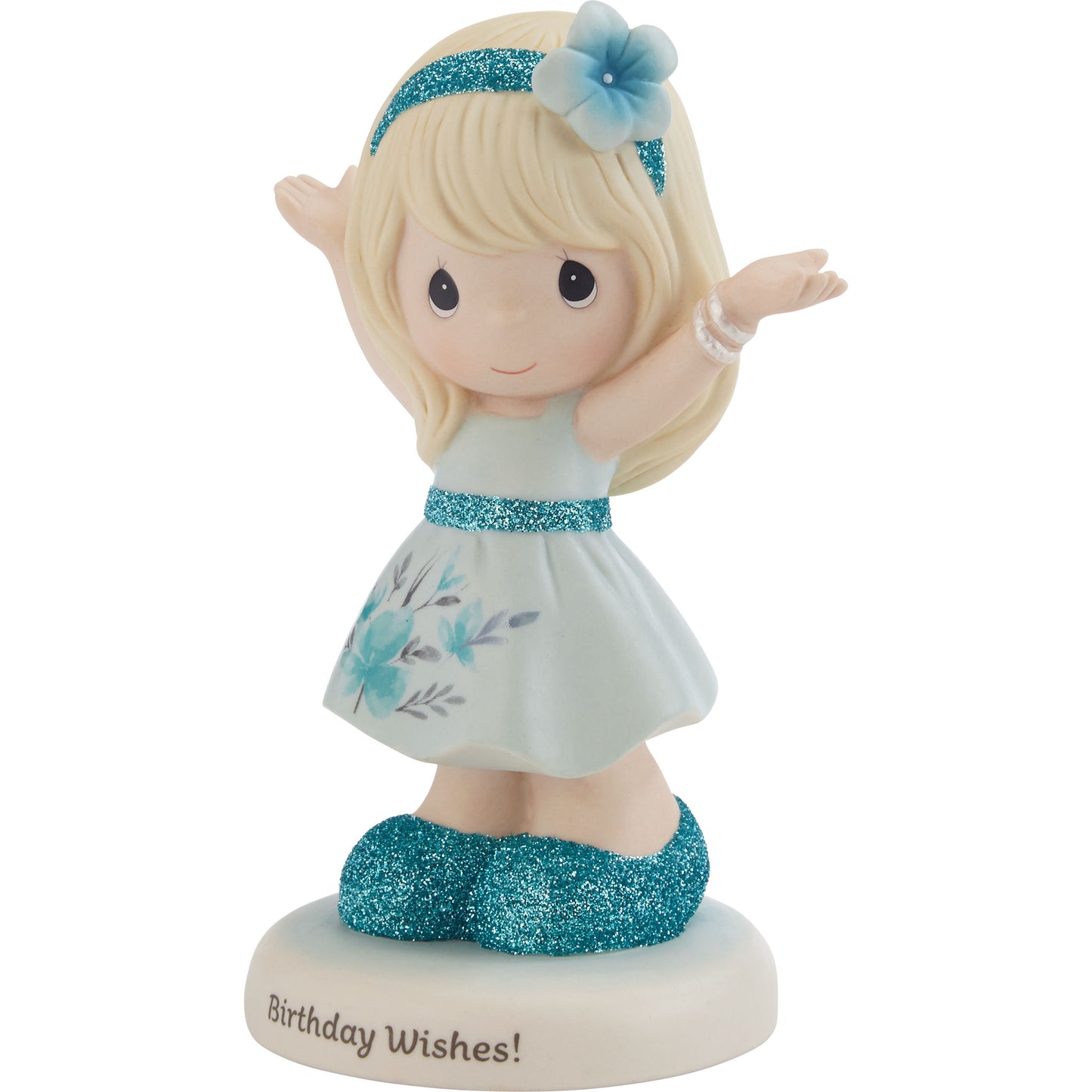 Birthday Wishes! Blonde Hair/Light Skin Figurine