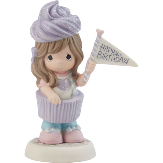 You're The Icing On My Cupcake Brunette Figurine