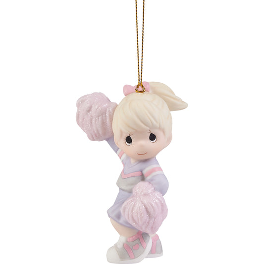 Reach For The Sky Ornament Blonde Girl Ornament