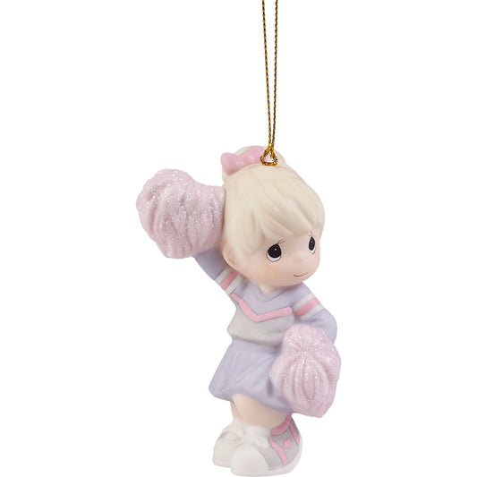 Reach For The Sky Ornament Blonde Girl Ornament