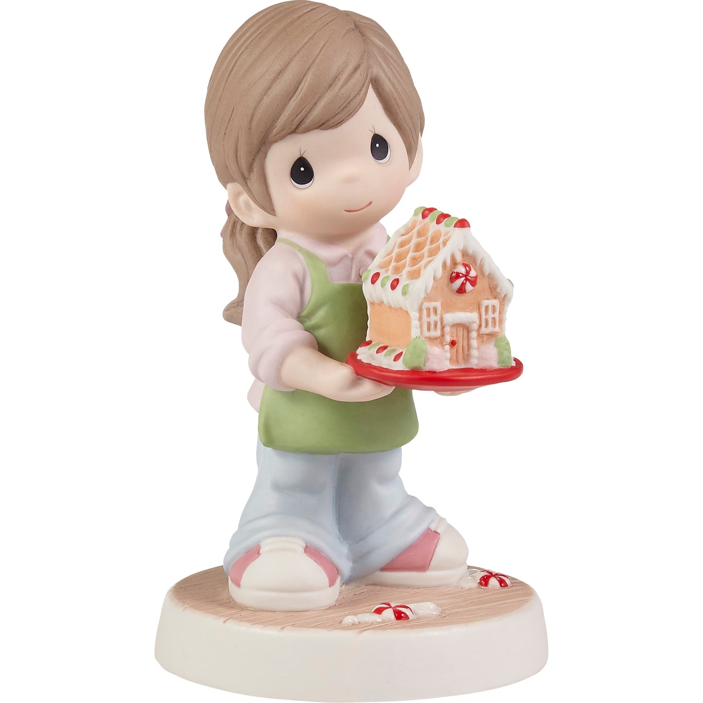 Sugar And Spice Make Christmas So Nice Brunette Figurine
