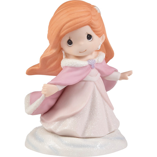 Bundled Up And Ready For Adventure Disney Ariel Figurine