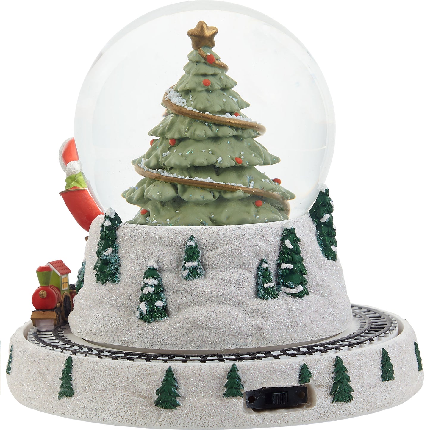 Believe In The Magic Of Christmas Rotating Musical LED Snow Globe