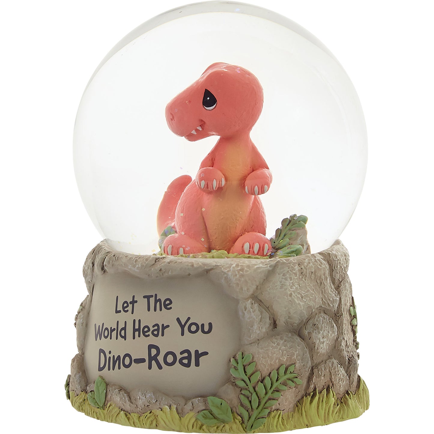 Let The World Hear You Dino-Roar Musical Snow Globe
