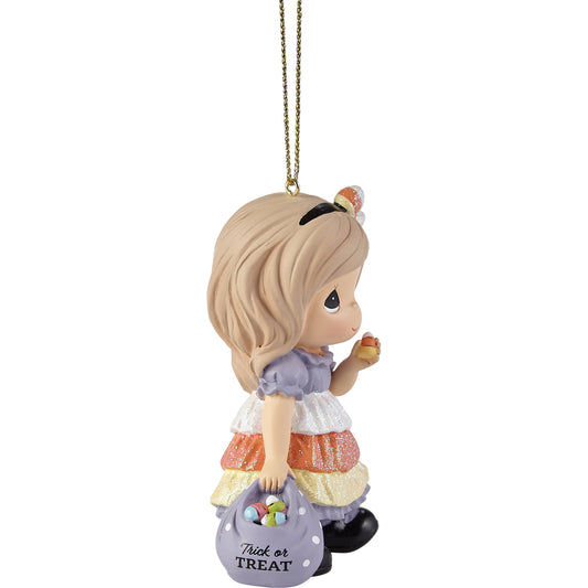 Candy Corn Kisses And Halloween Wishes Ornament