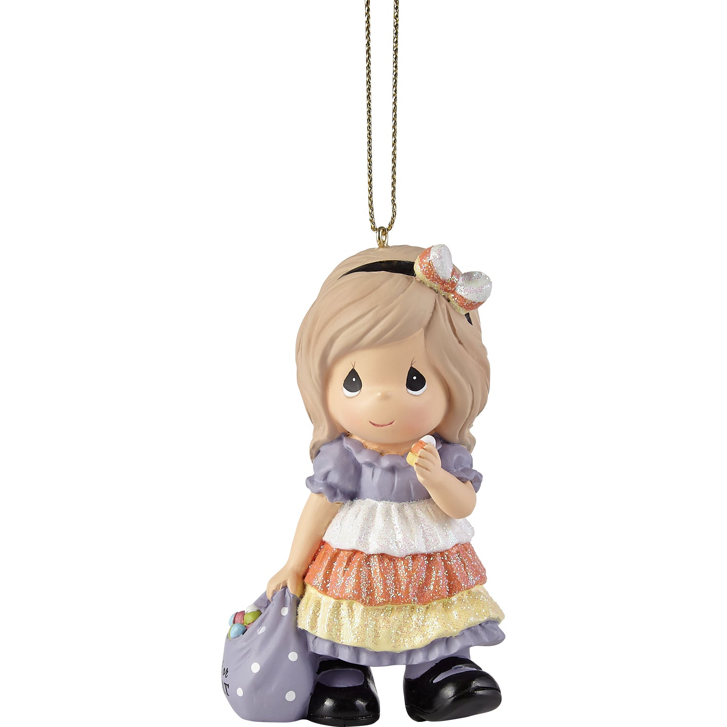 Candy Corn Kisses And Halloween Wishes Ornament
