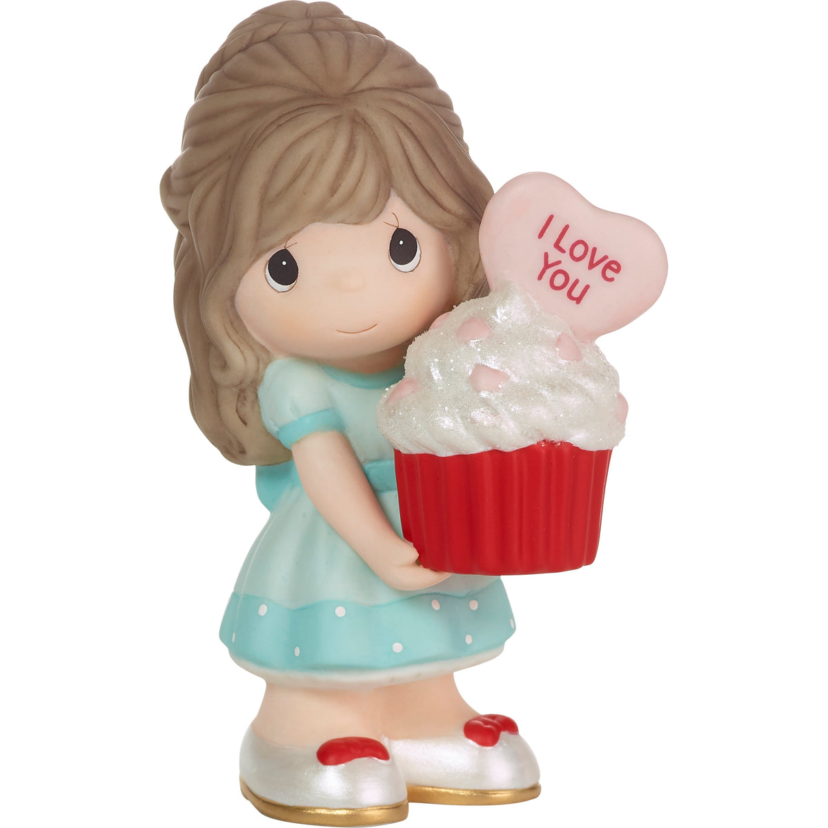 You Bake Me Happy Brunette Girl Figurine
