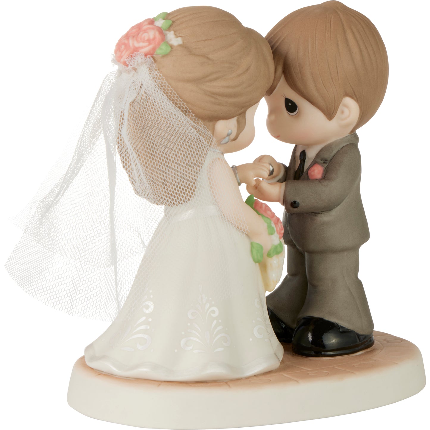 With This Ring, I Thee Wed Figurine Brunette