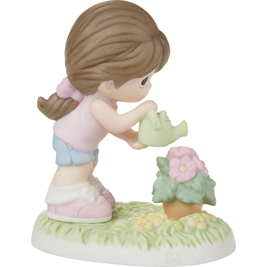 All Things Grow With Love Brunette Figurine