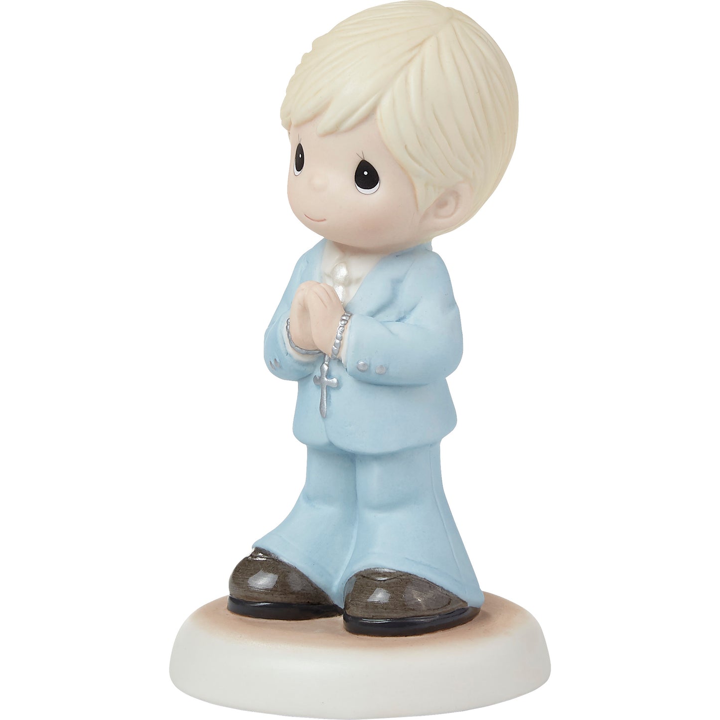 Blessings On Your First Communion Blond Hair/Light Skin Boy Figurine