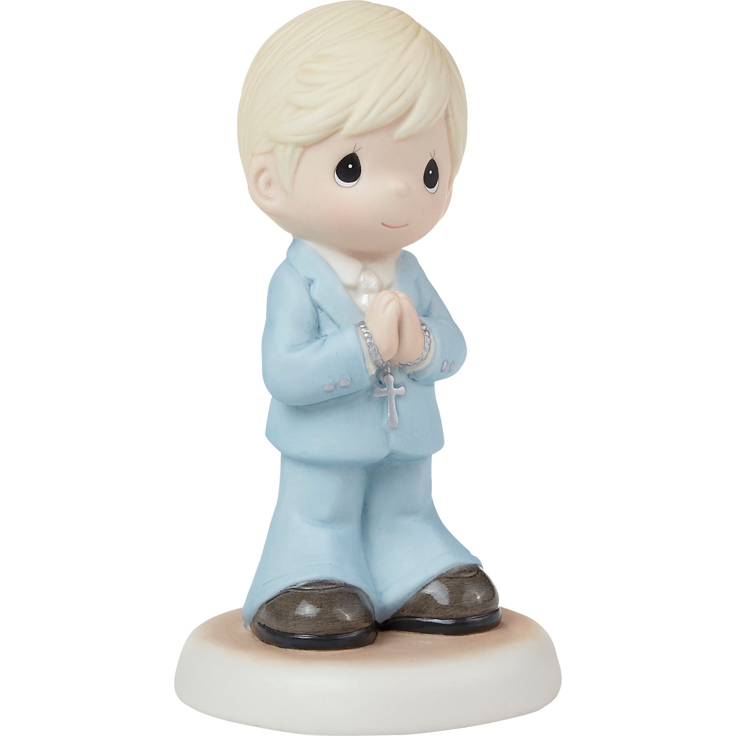 Blessings On Your First Communion Blond Hair/Light Skin Boy Figurine