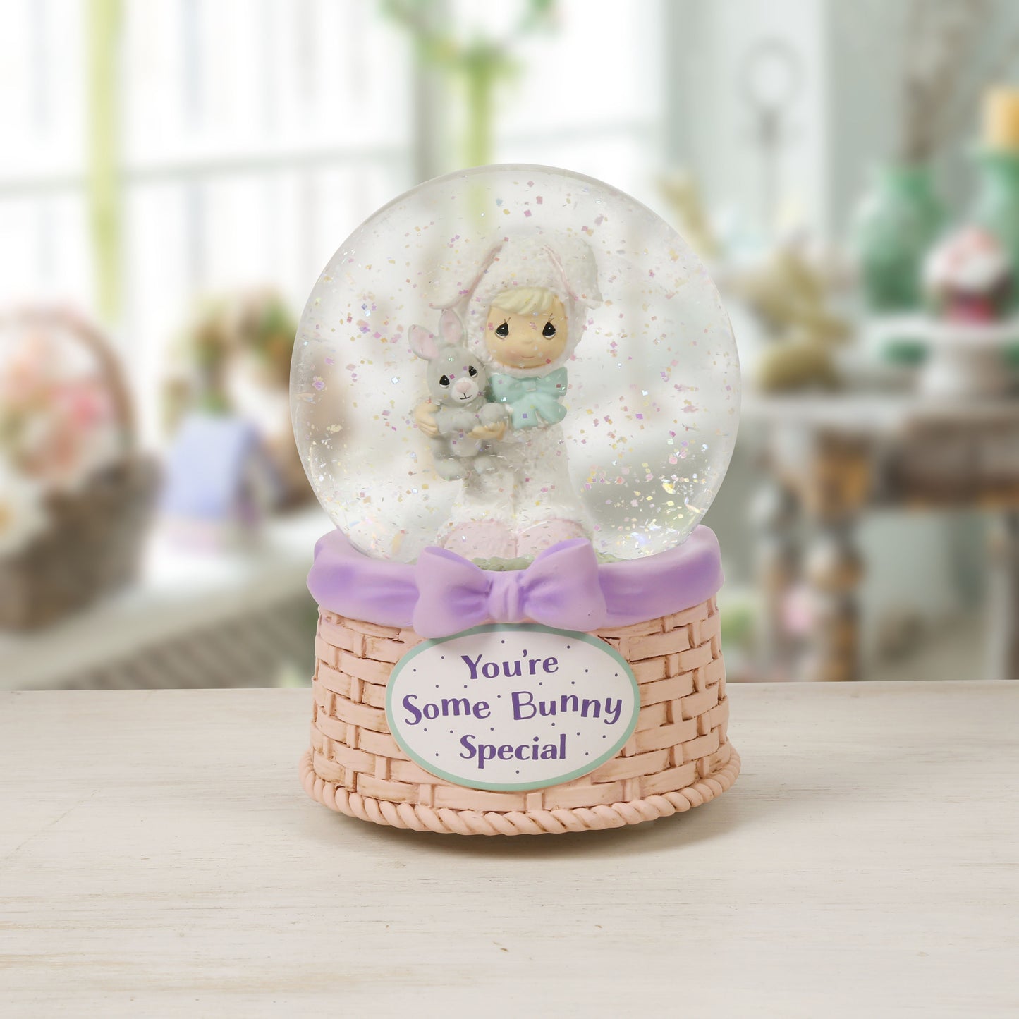 You're Some Bunny Special Musical Snow Globe