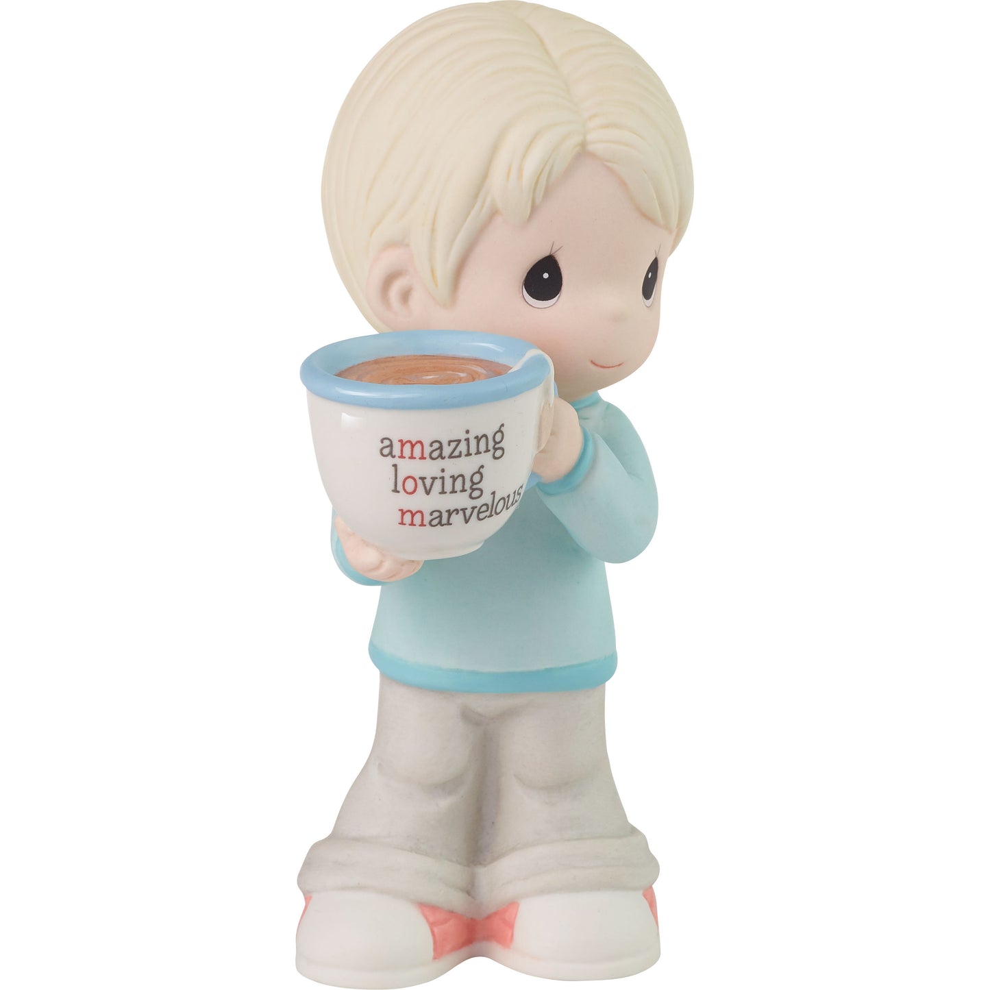 Mom, You're Amazing Blond Boy Figurine