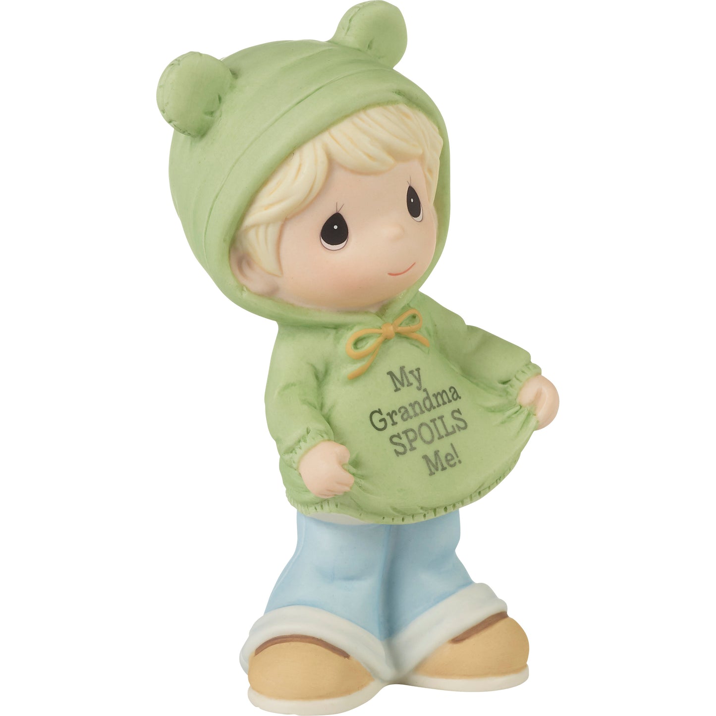 My Grandma Spoils Me Blond Hair/Light Skin Boy Figurine