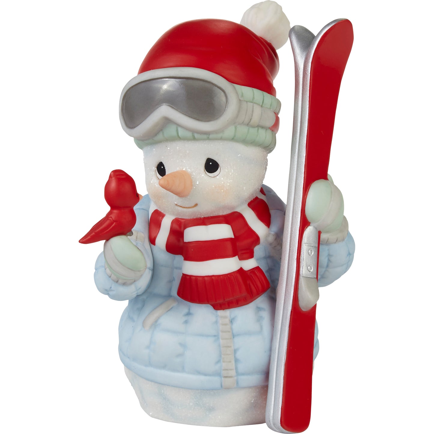 Tis The Ski-son To Be Jolly Annual Snowman Figurine