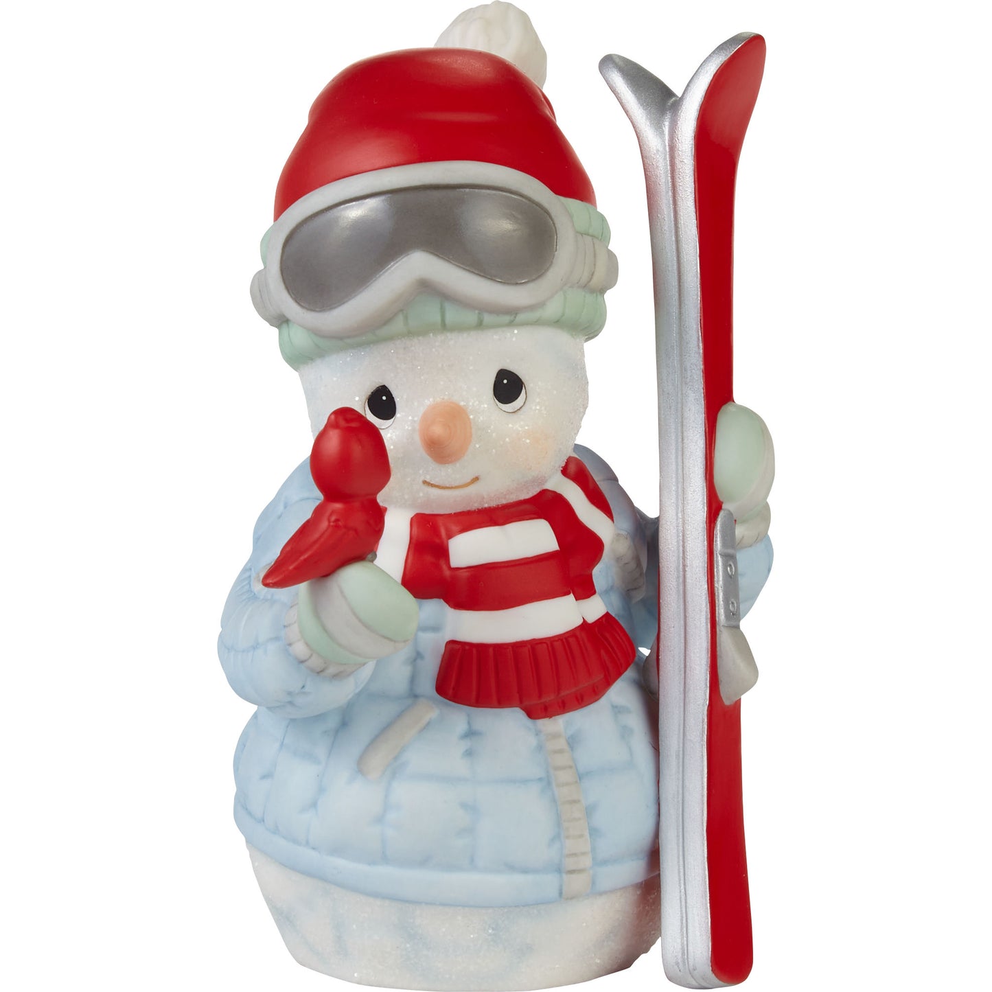 Tis The Ski-son To Be Jolly Annual Snowman Figurine
