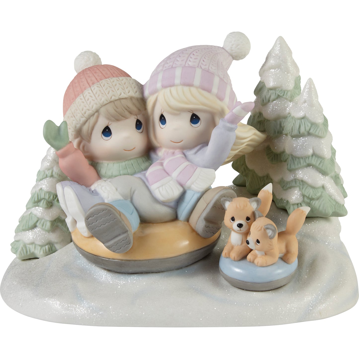 Away We Go In The Snow Limited Edition Figurine