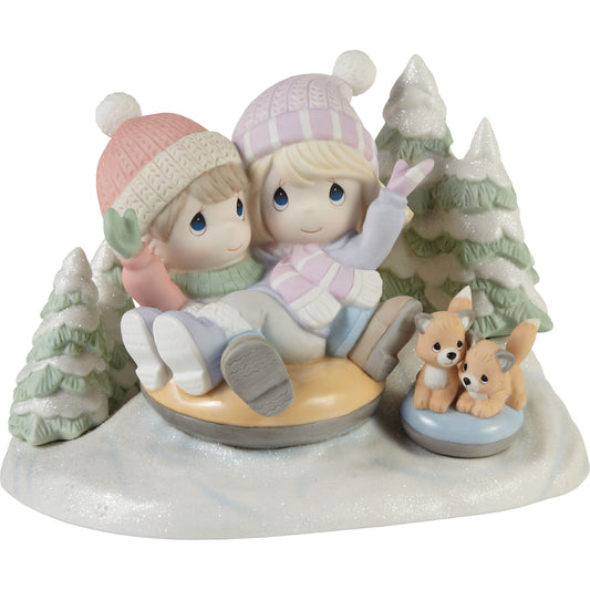 Away We Go In The Snow Limited Edition Figurine