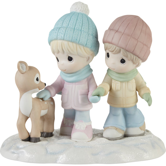 A Winter Walk Is Warmer With You Figurine