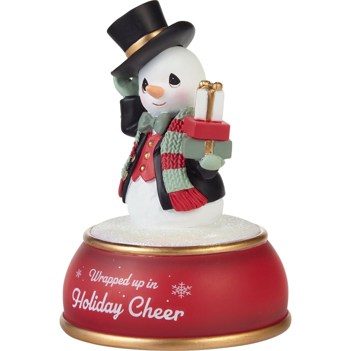 Wrapped Up In Holiday Cheer Snowman Christmas Musical