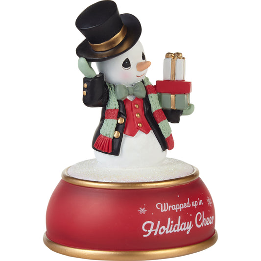 Wrapped Up In Holiday Cheer Snowman Christmas Musical