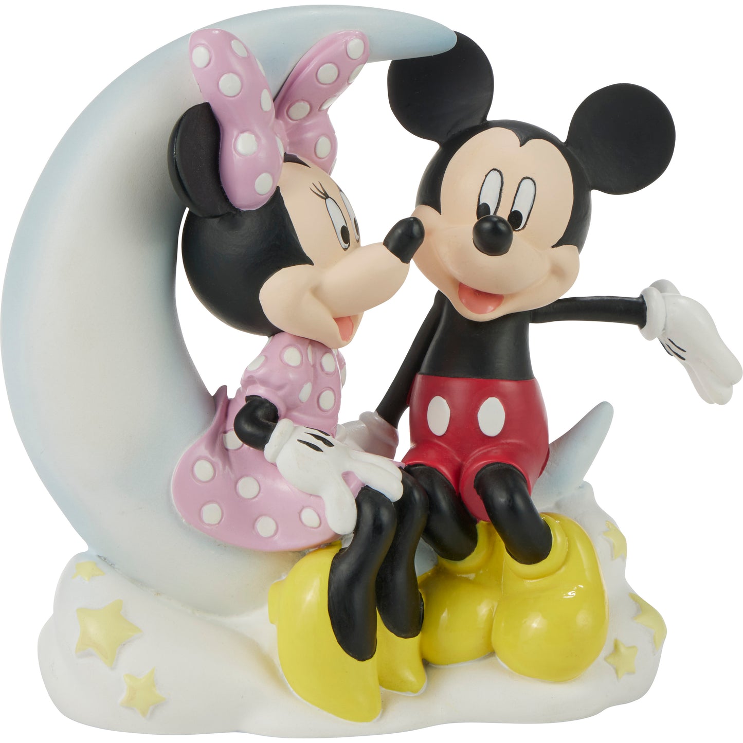 Love You To The Moon And Back Disney Mickey Mouse And Minnie Mouse Figurine
