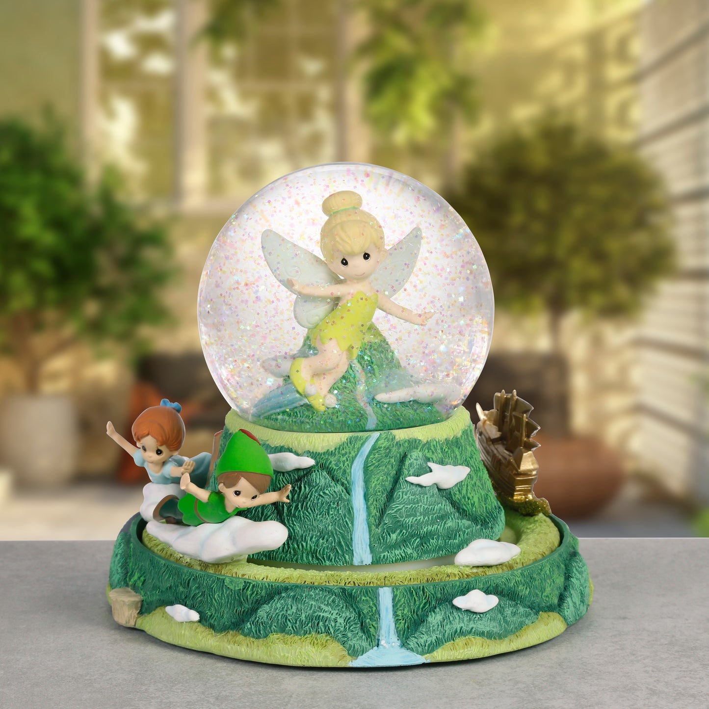 Faith, Trust, And Pixie Dust Disney Tinker Bell Musical Snow Globe