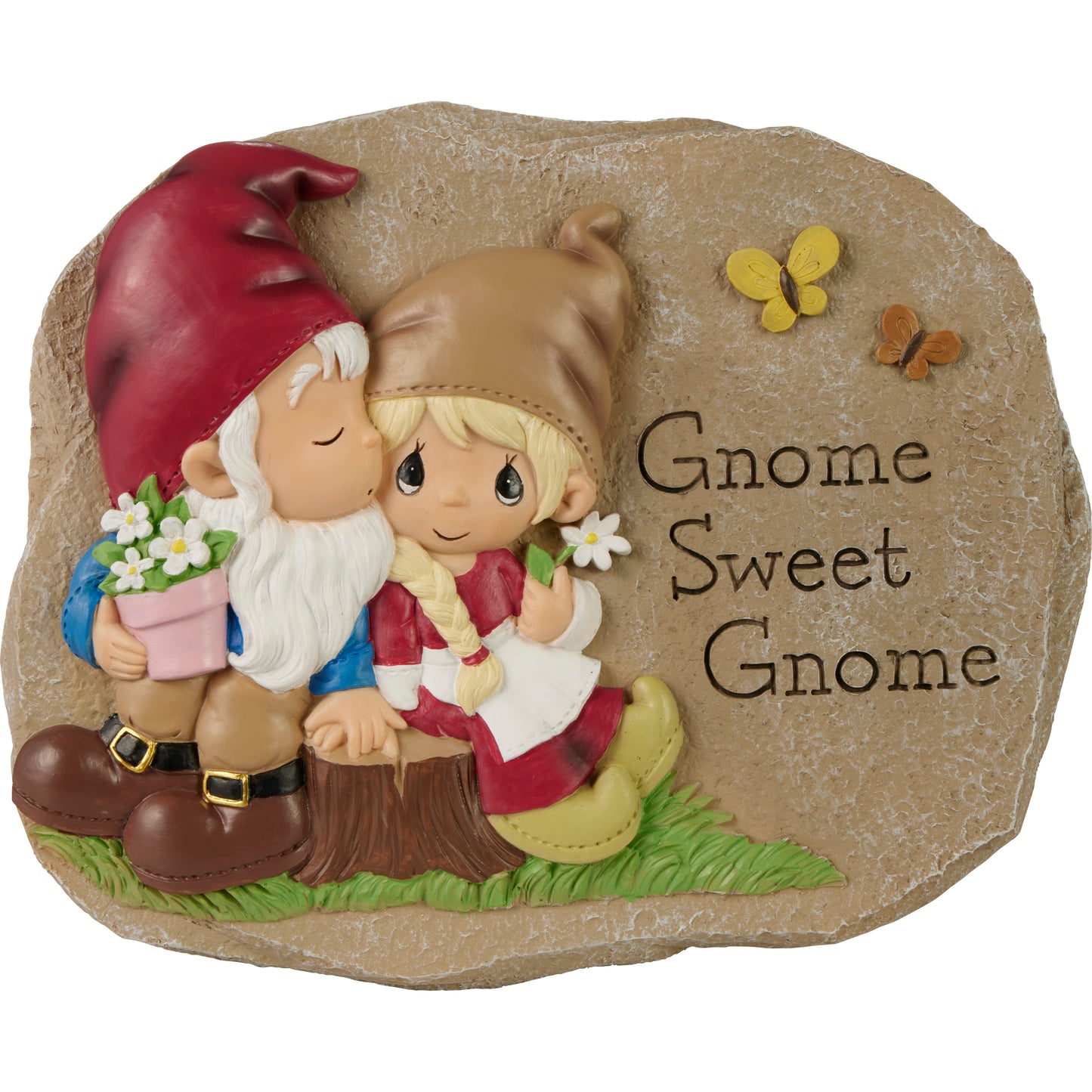 Gnome Sweet Gnome Garden Stone