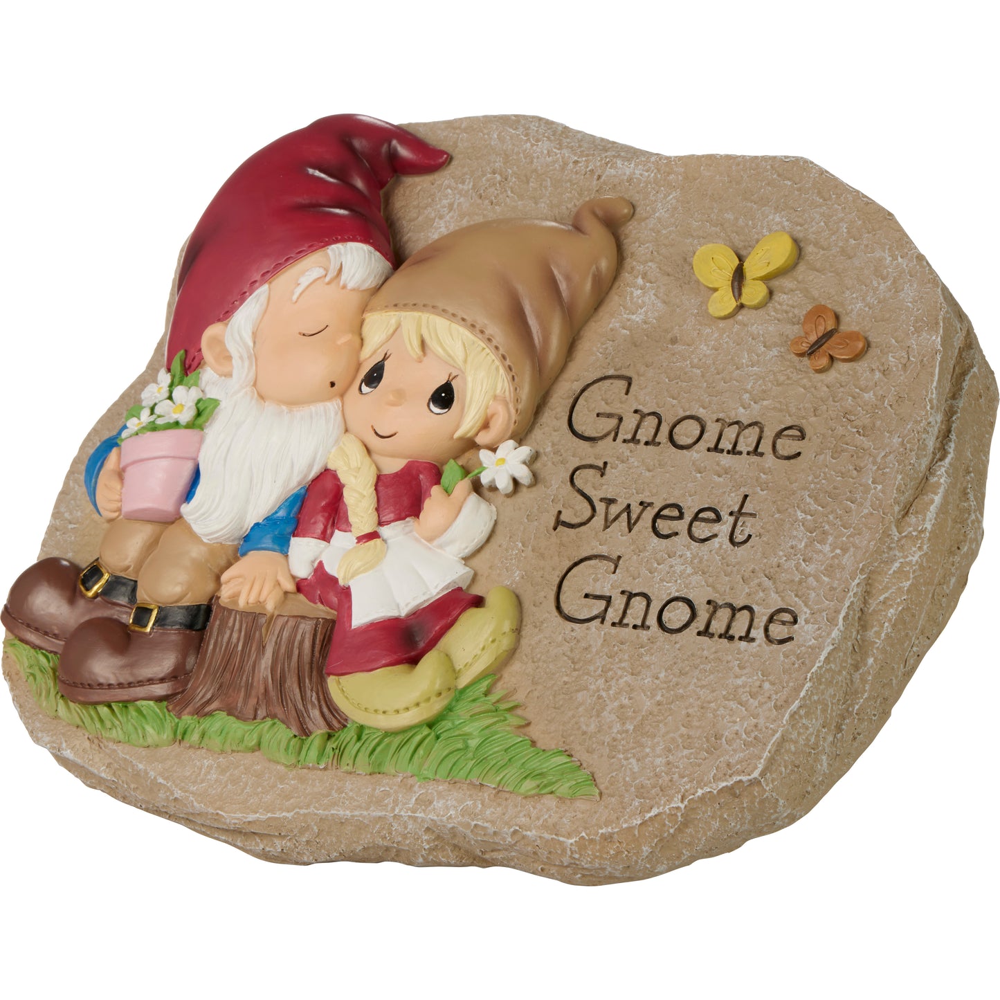 Gnome Sweet Gnome Garden Stone