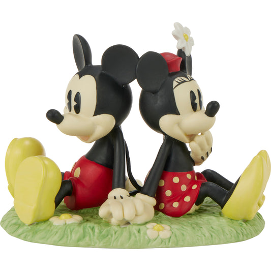 You're My Happy Place Disney Mickey Mouse and Minnie Mouse Figurine