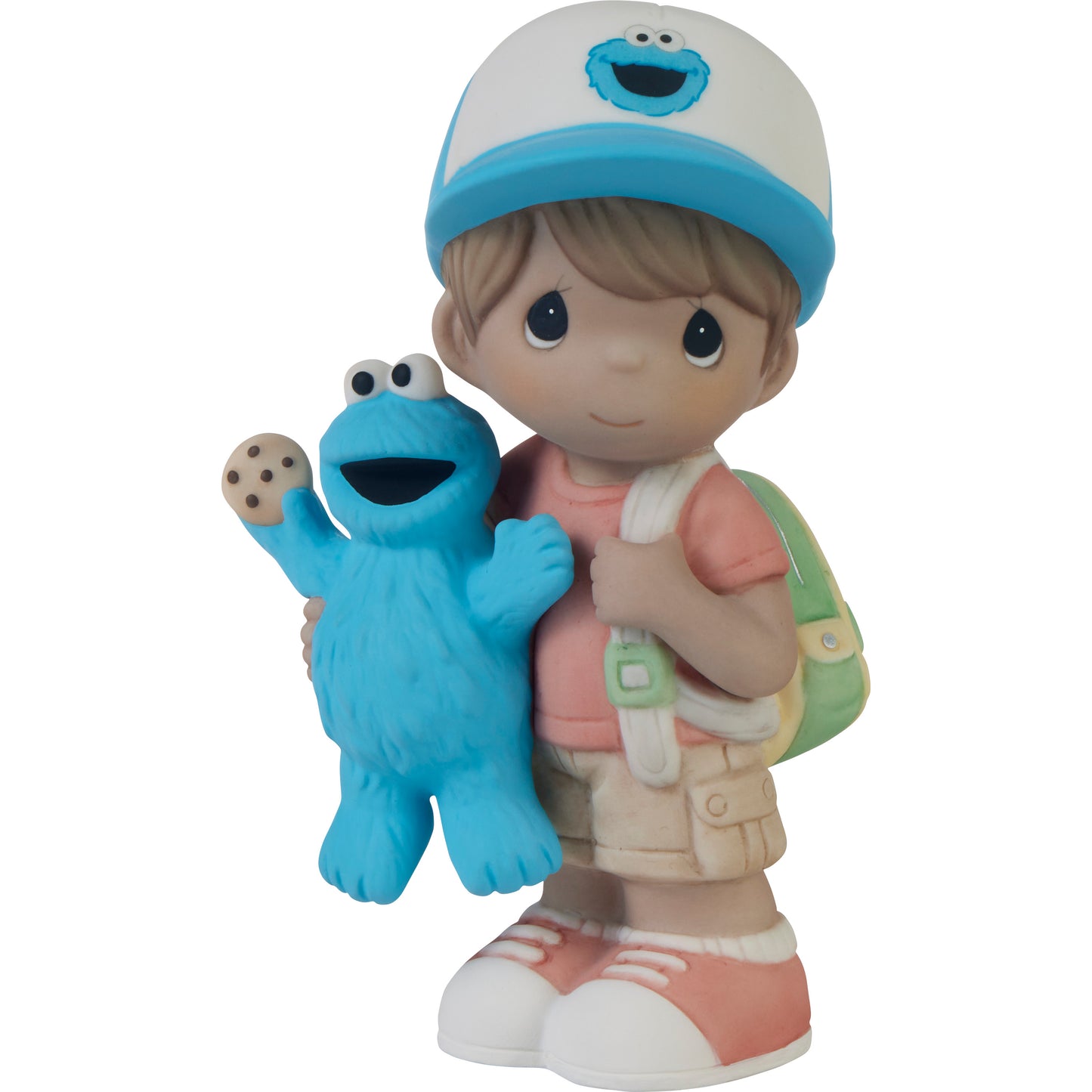 Sesame Street I'm Your Biggest Fan Brunette Boy Figurine