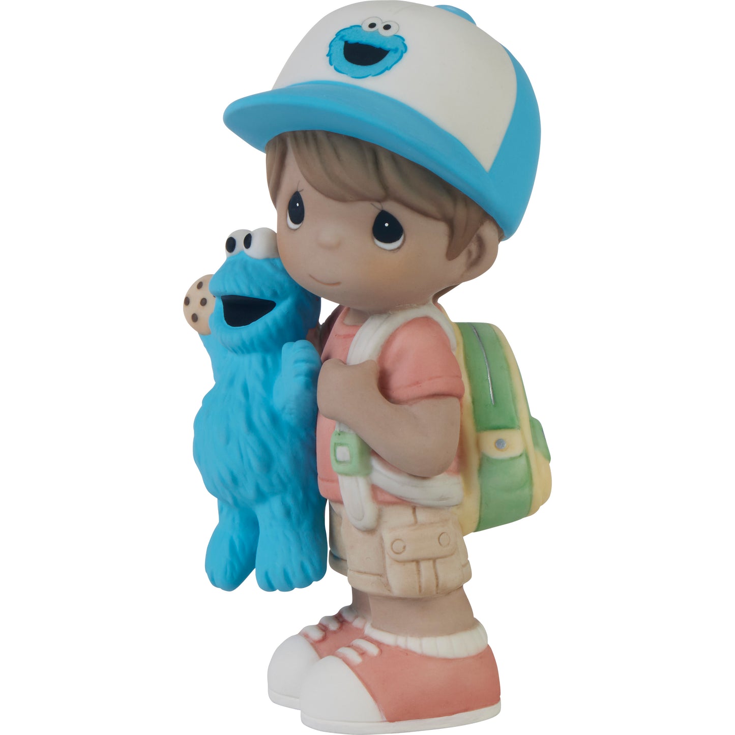 Sesame Street I'm Your Biggest Fan Brunette Boy Figurine