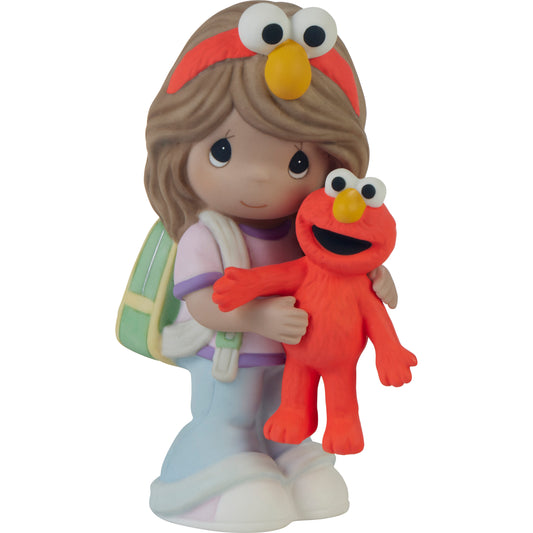 Sesame Street I'm Your Biggest Fan Brunette Girl Figurine
