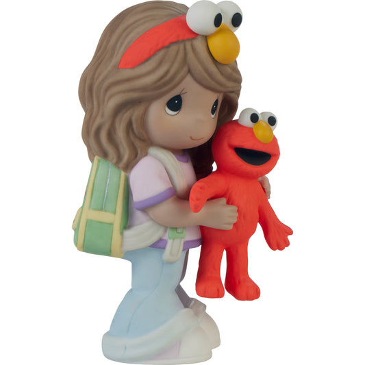 Sesame Street I'm Your Biggest Fan Brunette Girl Figurine