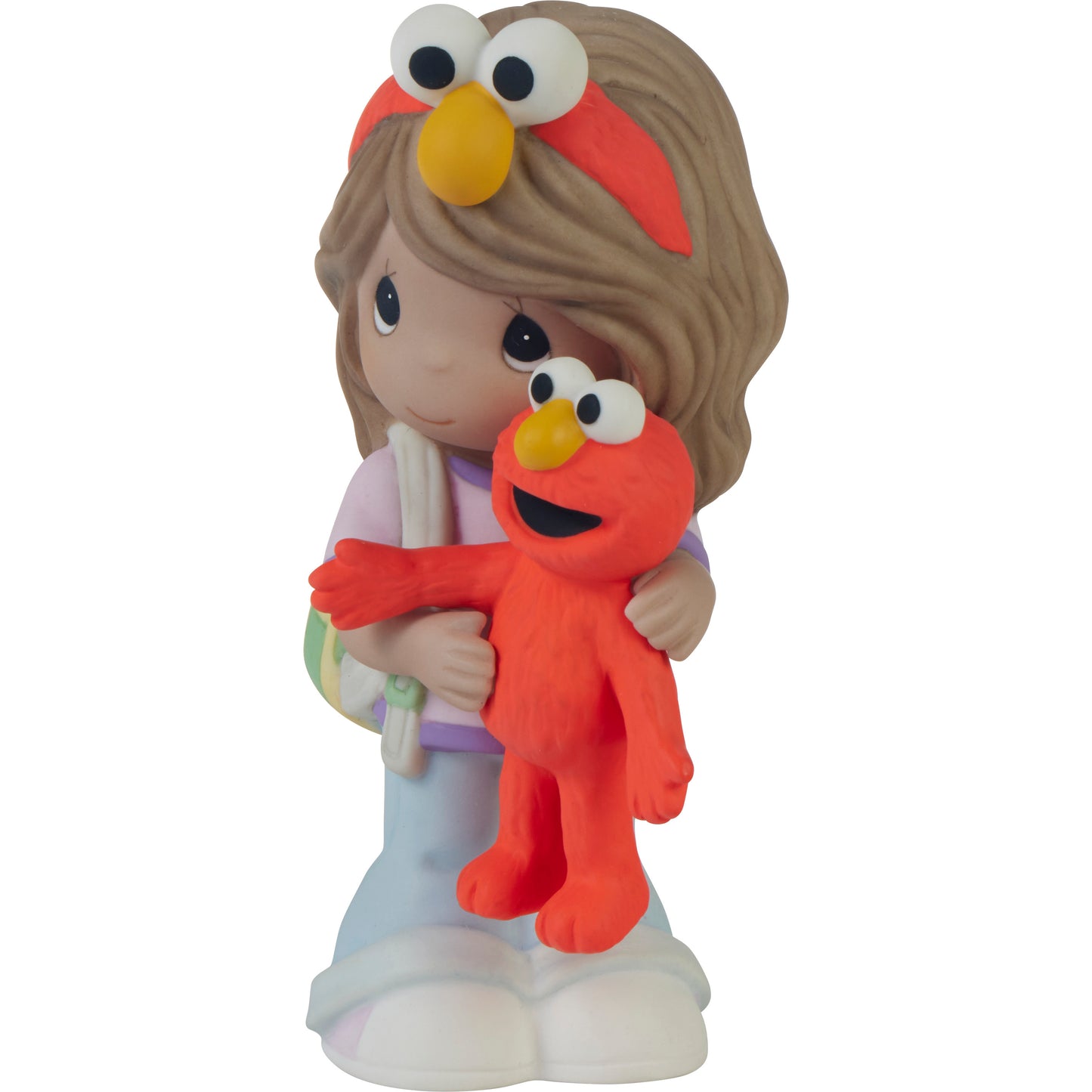Sesame Street I'm Your Biggest Fan Brunette Girl Figurine