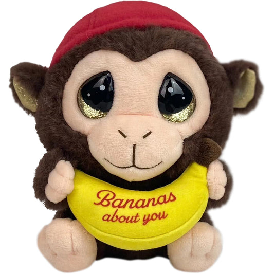 Bananas Monkey Valentines Day Cutie Pet-tudies Stuffed Animal