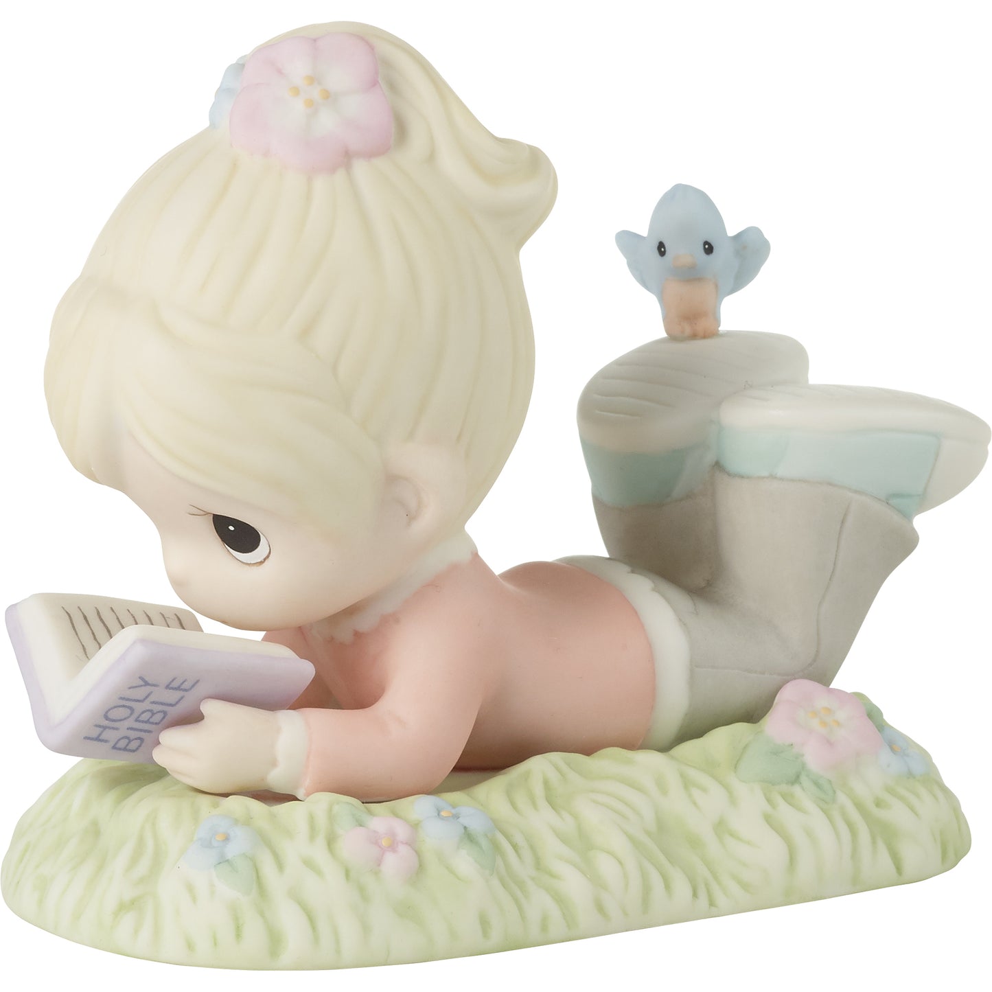 He Makes Me Lie Down In Green Pastures Figurine