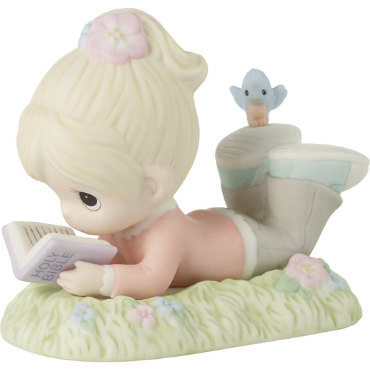 He Makes Me Lie Down In Green Pastures Figurine