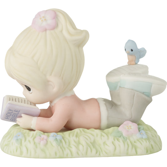 He Makes Me Lie Down In Green Pastures Figurine
