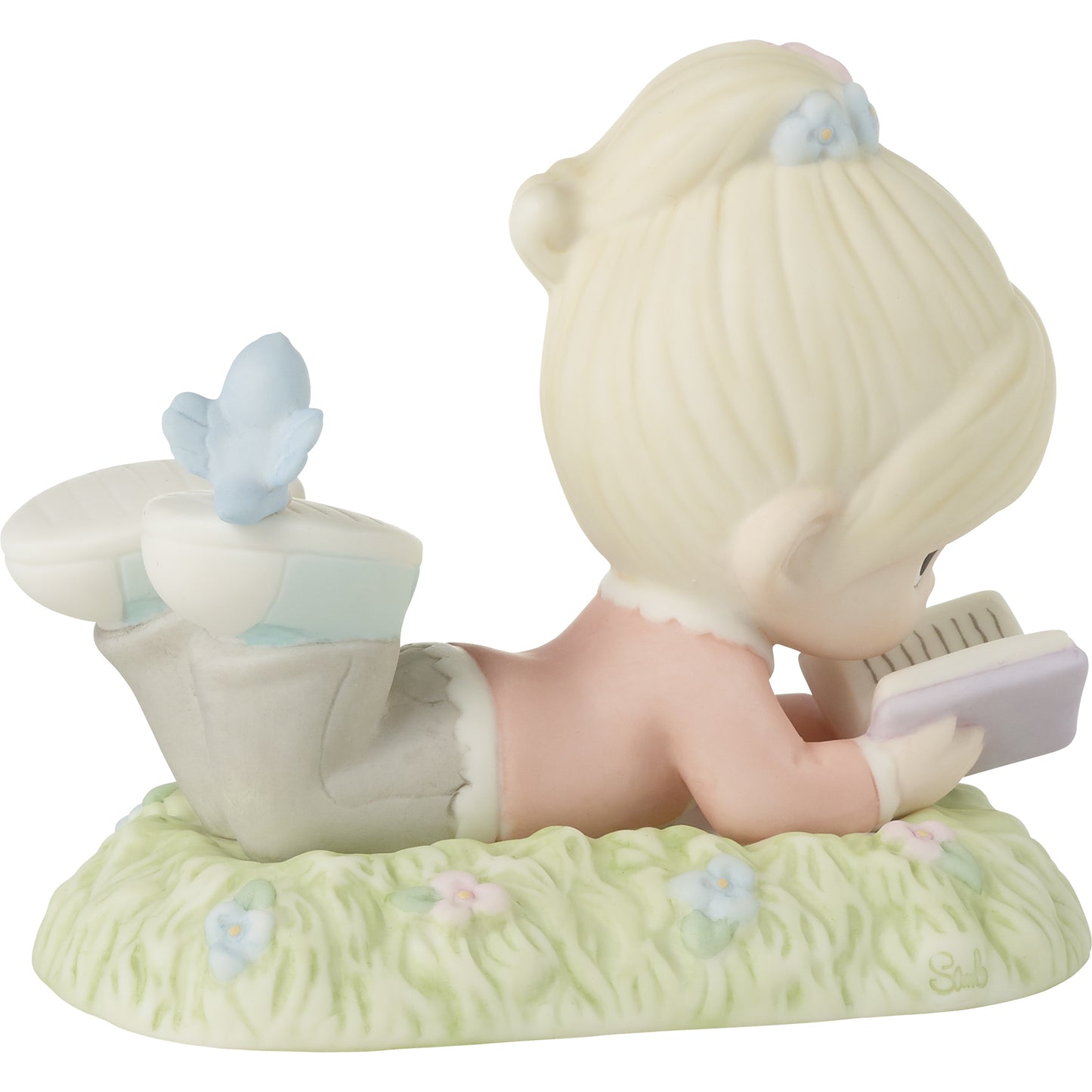 He Makes Me Lie Down In Green Pastures Figurine