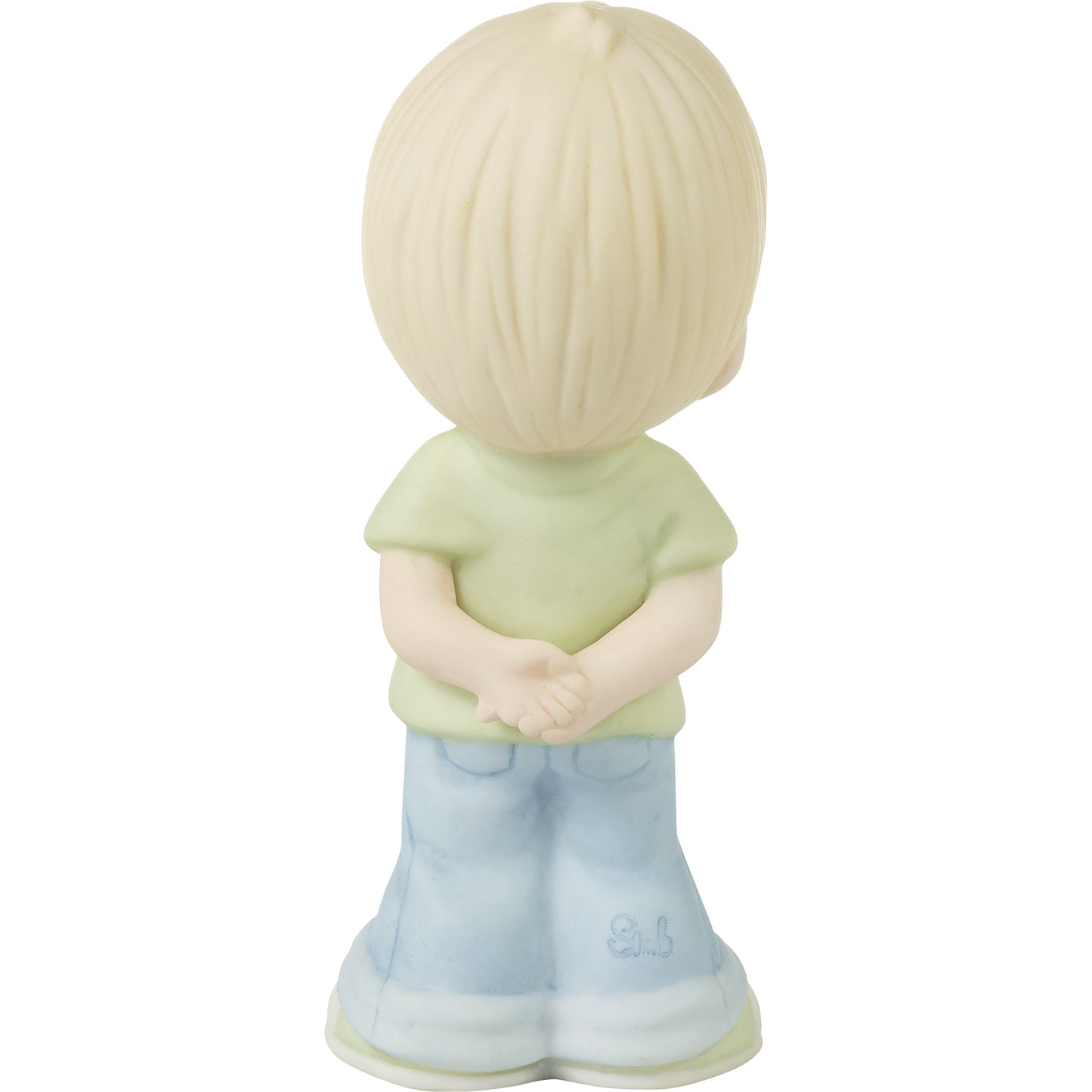 Blond Boy With Grateful T-Shirt Figurine