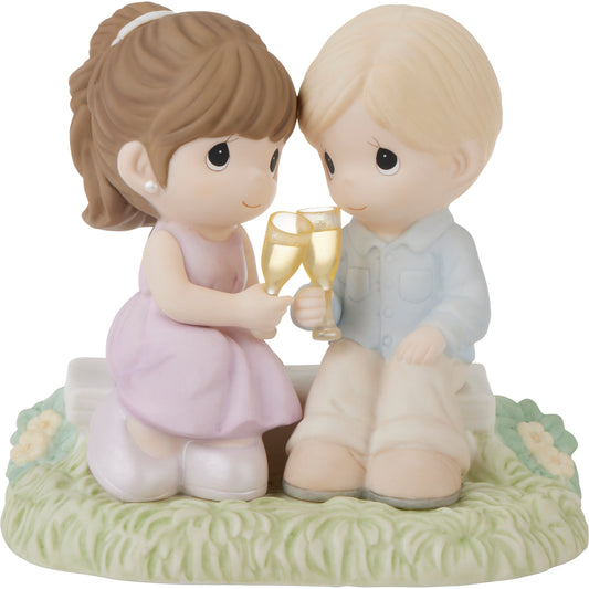 To Our Everlasting Love Blonde Boy/Brunette Girl Figurine