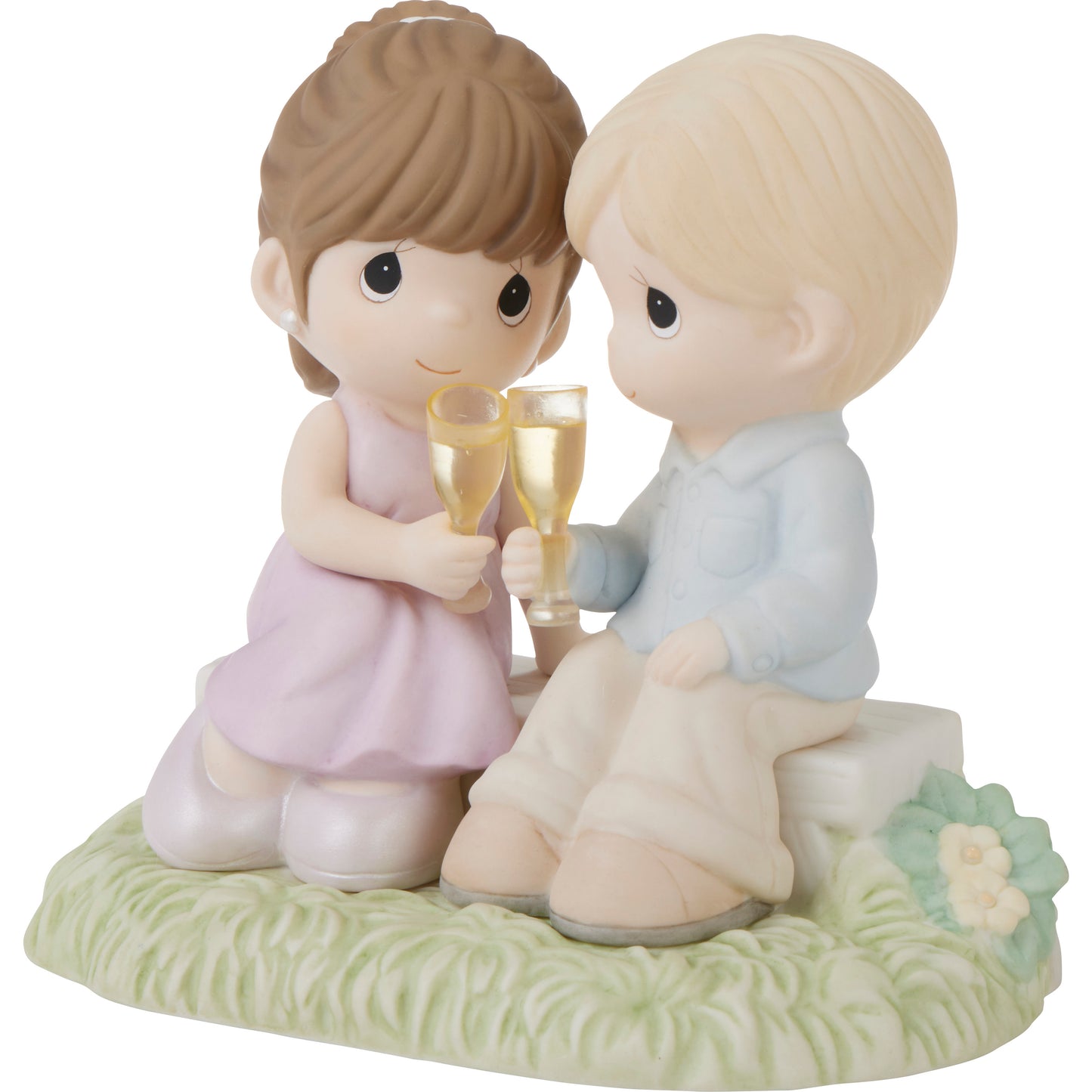 To Our Everlasting Love Blonde Boy/Brunette Girl Figurine